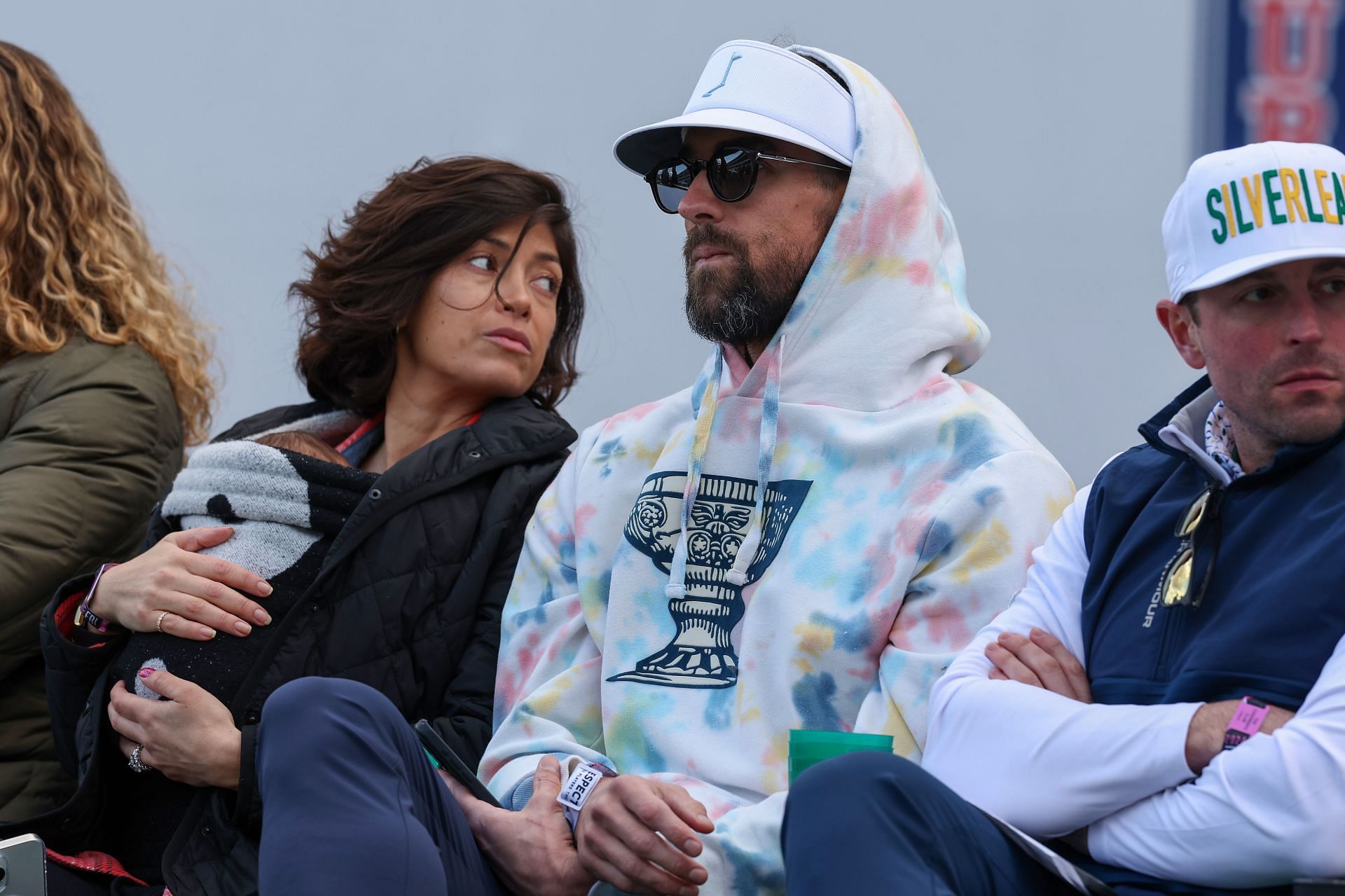Michael and Nicole Phelps at the WM Phoenix Open - Round Two - (Source: Getty)
